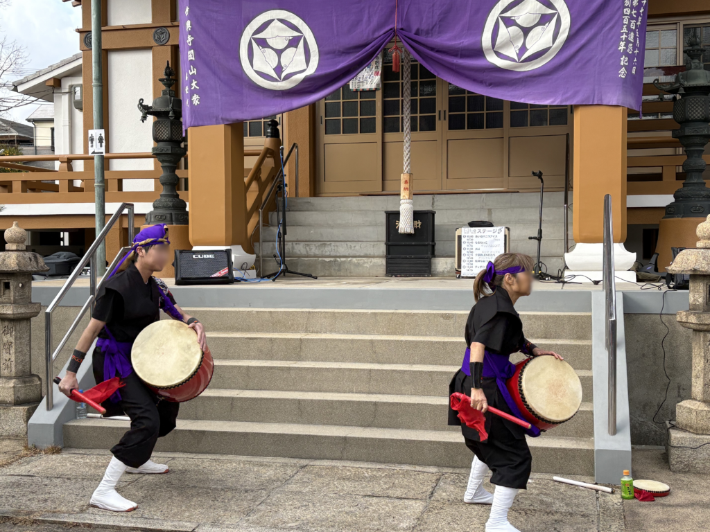月見山のお寺・妙興寺で開催された「おてらマルシェ」つきみやまのイベント