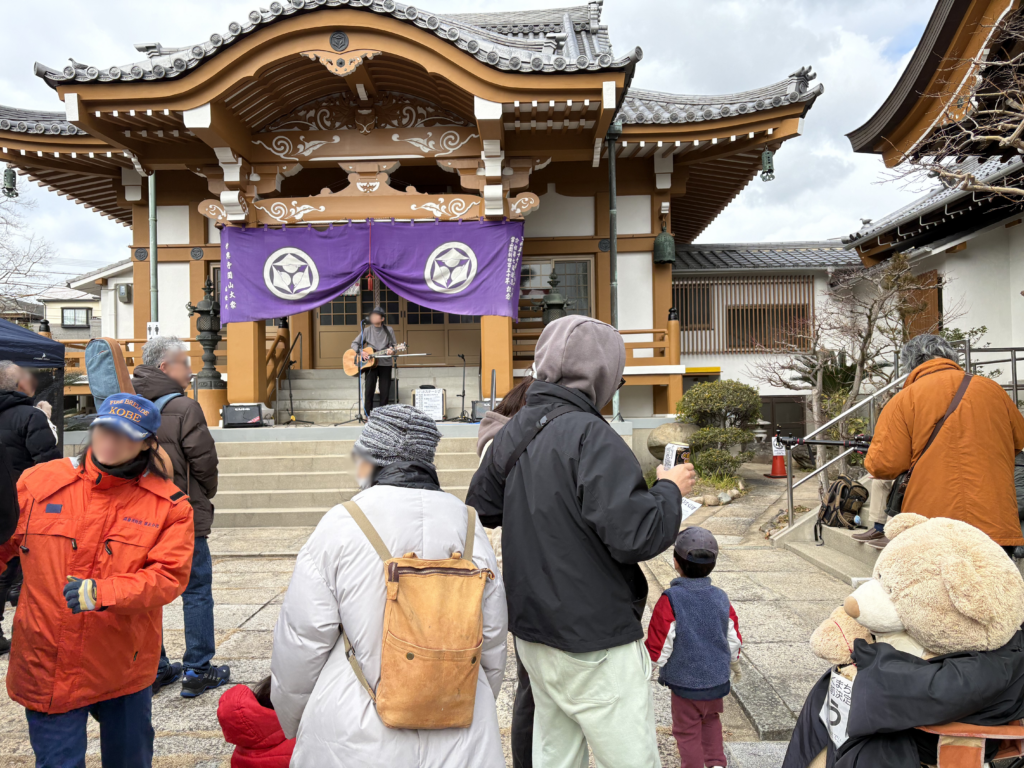 月見山のお寺・妙興寺で開催された「おてらマルシェ」つきみやまのイベント